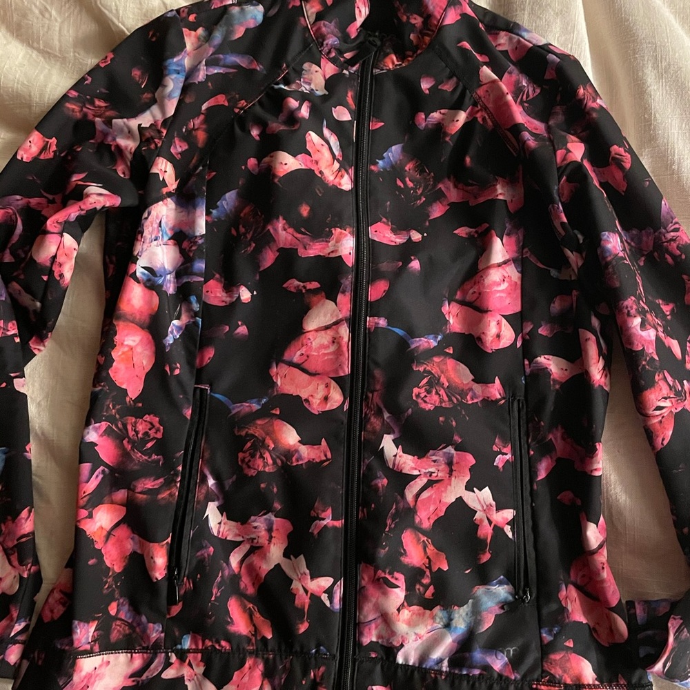Scrub jacket.